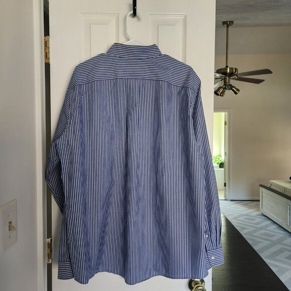 Eddie Bauer Men's Pinstripe Long Sleeve Button Down Shirt XL - Picture 2 of 4